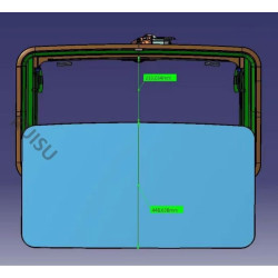860 Electric Sliding Sunroof Curtain